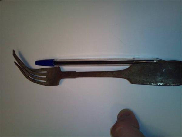 вилочка была посеребренная.)