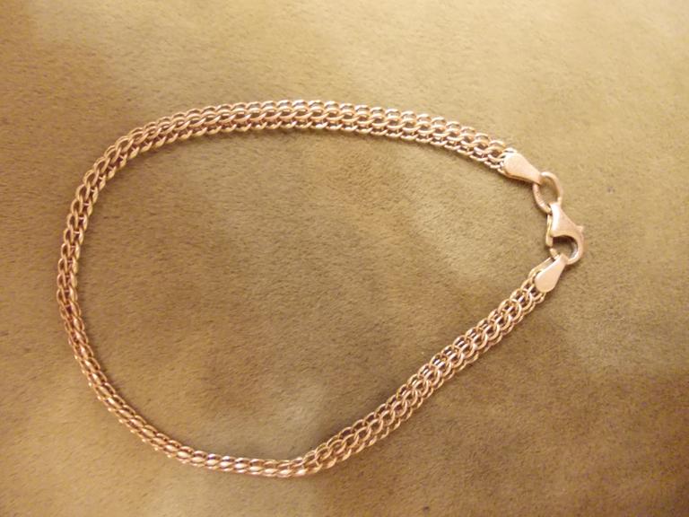 Золотой браслетик без клейма 