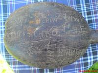 немецкая фляжка с надписями воинов освободителей