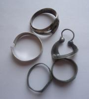 кольца серьга