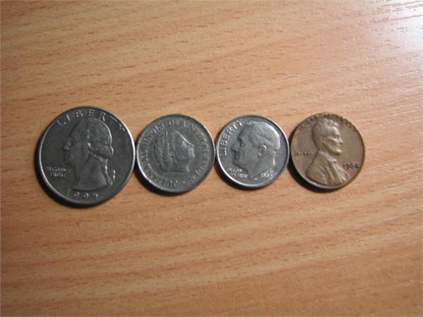 США и НИДЕРЛАНДЫ обратная сторона