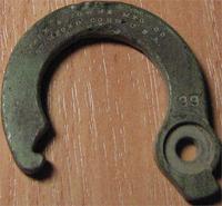 Душка от замка компании YALE,патент получили 18 февраля 1896 г,написано с другой стороны!