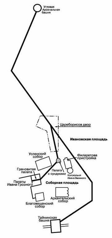 схема карта клада ивана грозного