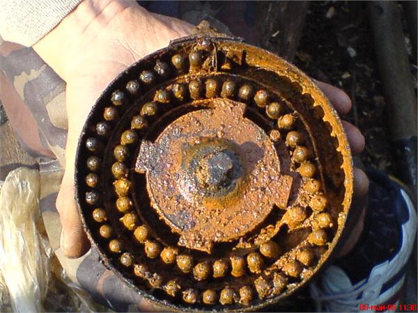 диск ,ППШ'в разборе