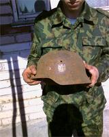 это я каской хвастую