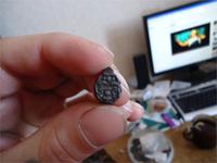 перстень оловянный.