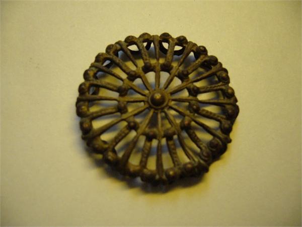 фрагмент украшения, бронза, 27 мм