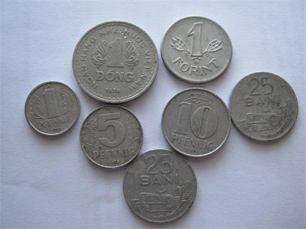 алюминевые монетки