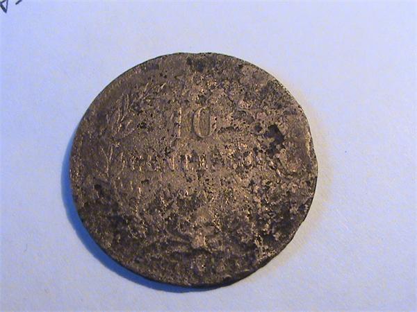 А именно 10 сантимов 1893 г.( Каким макаром она у нас..???)