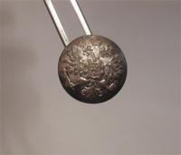 пуговица чиновника, осталось серебрение 