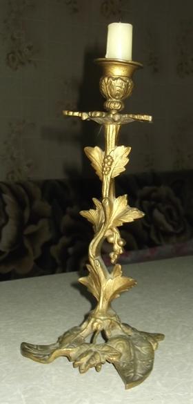 подсвечник бронза до ХХ века.