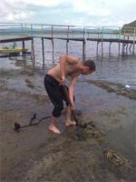 чебаркуль. проба пляжного поиска.