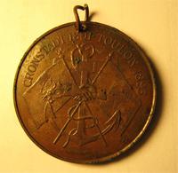 Памятный жетон визит эскадр 1891-1893г. Кронштатдт 