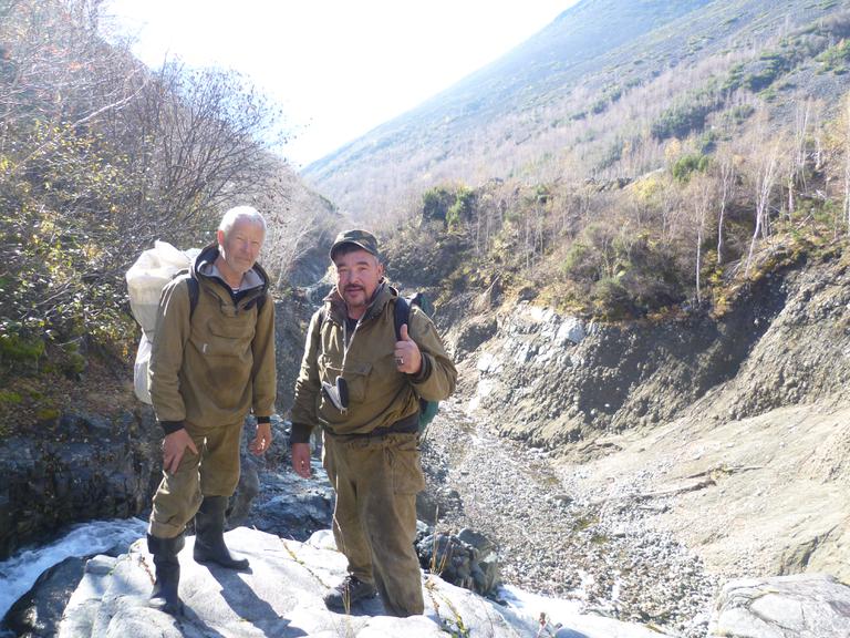 Вершина притока на 8 км.