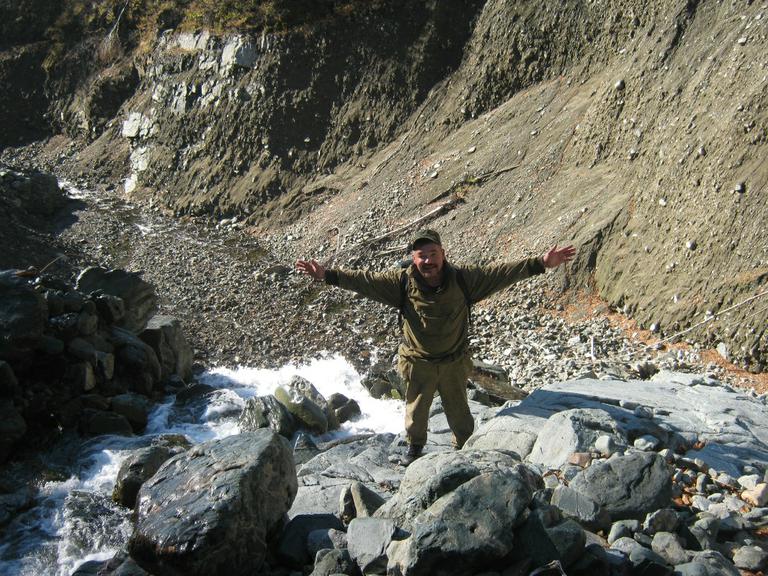 Вид с вершины водопада