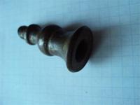 Посеребрёный подсвечник