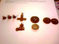 пуговки гирьки.крестики.украшения от сбруи