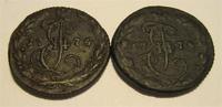 Близняшки с одного поля. Денги 1774 года.