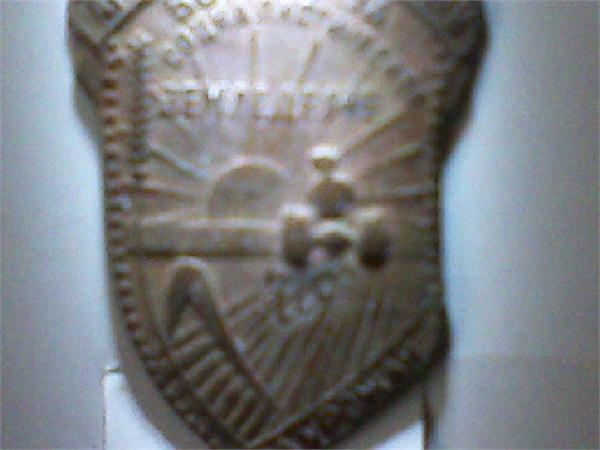 значек агроупалномоченного 30гг.