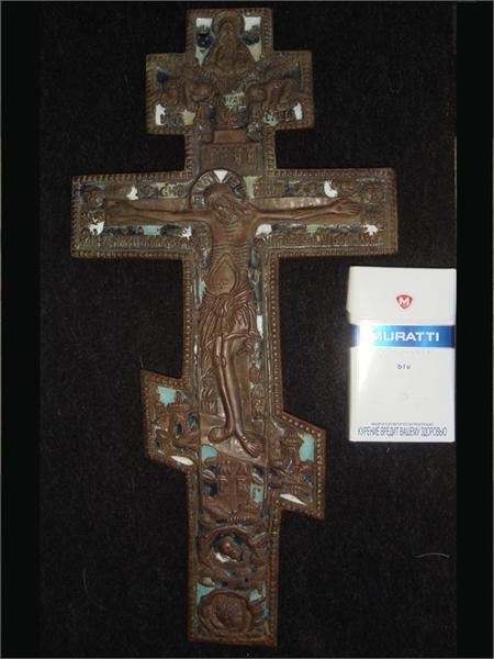 КРЕСТ СВЯТИЛЬНЫЙ ПЕРЕД(3 ВИДА ЭМАЛИ)