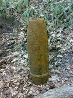 иногда попадается и такие вещи (арт снаряд примерно 200-250мм)