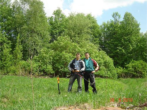 На усадьбе бывшего графа......с.Баяновичи