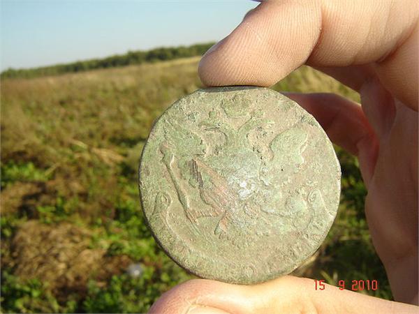 предпоследний год правления Елизоветы Петровны 5 копеек 1760