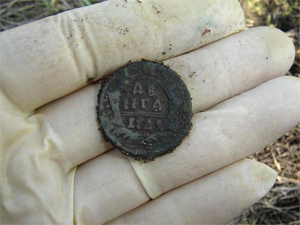 деньга 1741 Елизовета