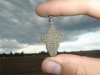 Крест нательный. Медный сплав, литье. XVIII - нач. XX в. 62x34 мм