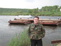   Понтонный  мост ,  переправа  на  Алексин .