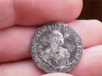 гривенник1746г