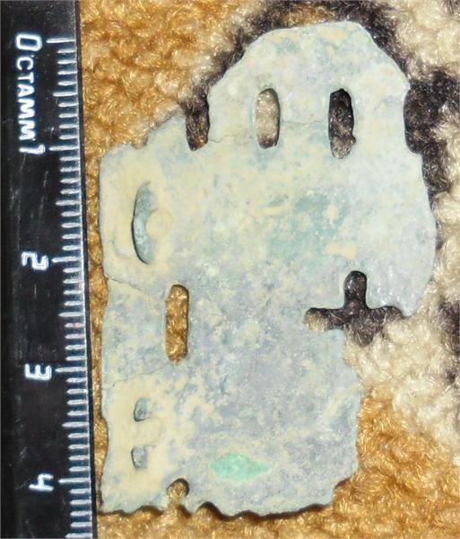 Бронзовая пряжка. Дальний Восток XIII-IX век