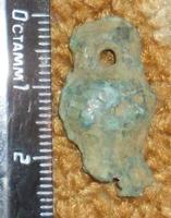 Часть бронзовой подвески. Дальний Восток XIII-IX век