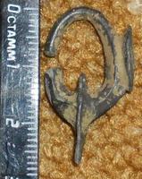 Бронзовая сережка. Дальний Восток XIII-IX век