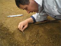 Кропотливая работа. Баяновский могильник, Добрянский р-он Пермского края, 2007 год.