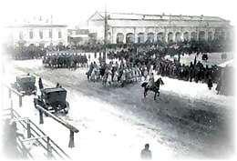 Семеновцы в Чите