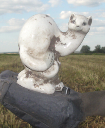 Хорёк.Ленинградский фарфоровый  завод ,середина прошлого века.