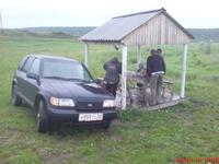 привал под дождем