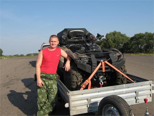 Утро. Выезд на коп.