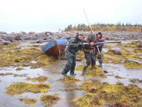 Карелия - до воды 20 метров а до прилива часов 6