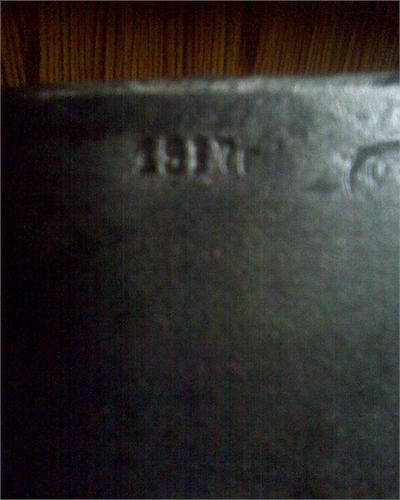 1917 г, царское клеймо забито