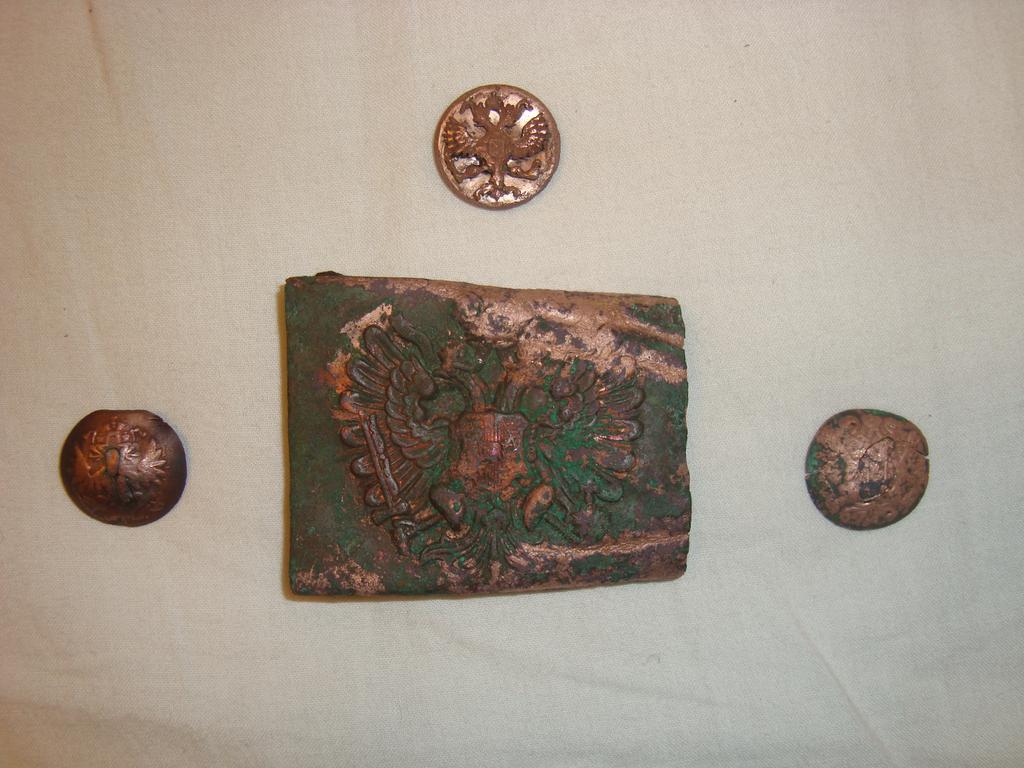 Парадная пуговица и Австрийская бляха