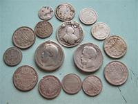 Билон и серебро, большие былии с дырками, но кто то их заделал