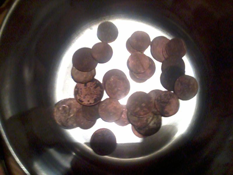 чистка монет